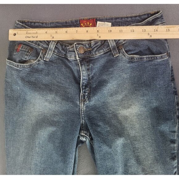 TILT VTG 90s Denim Jeans Juniors SZ 9 Cut Off Raw Hem Altered Grunge *READ - Picture 8 of 12